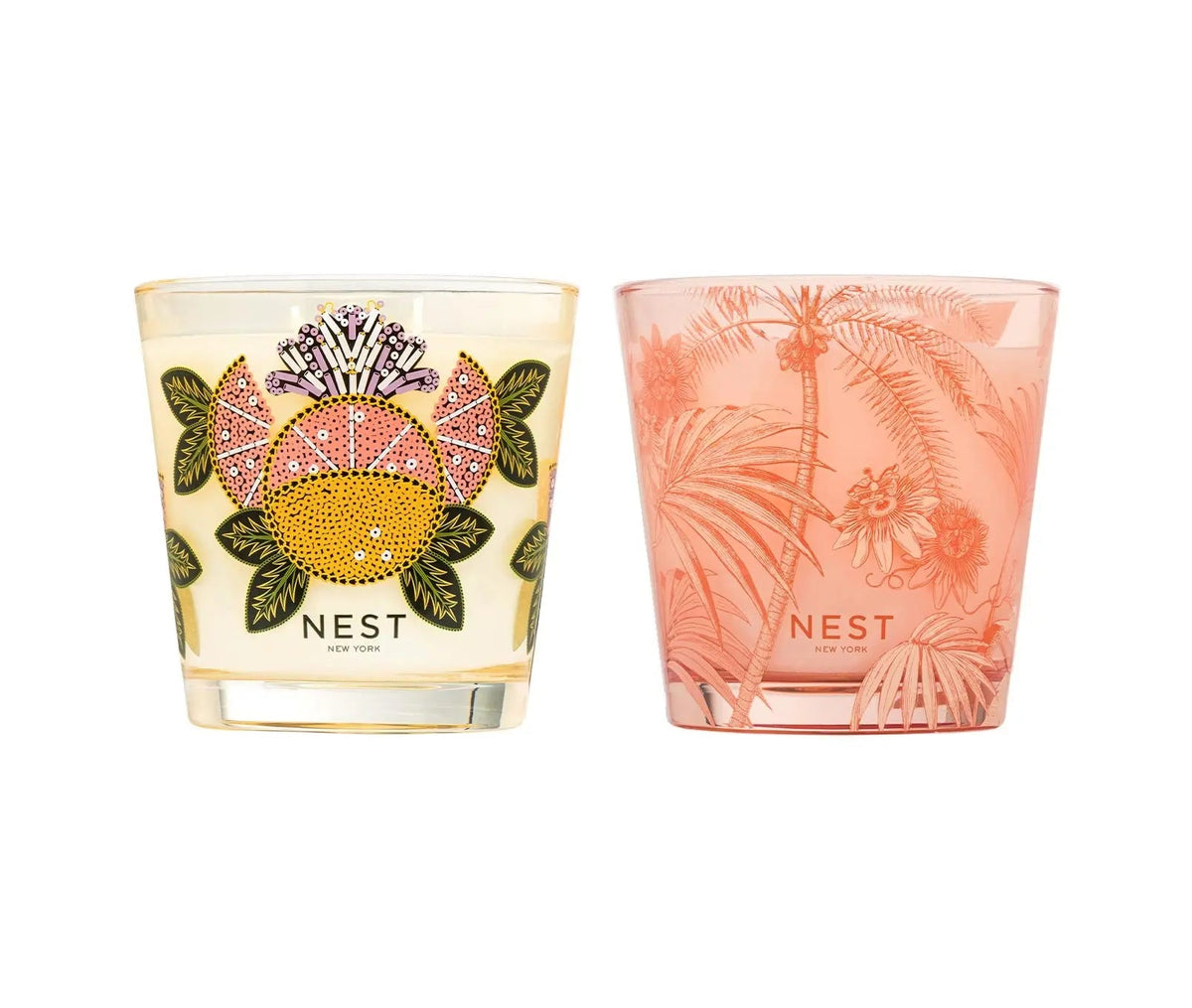 Grapefruit & Something Tropical Decorative 3-Wick Candle Set