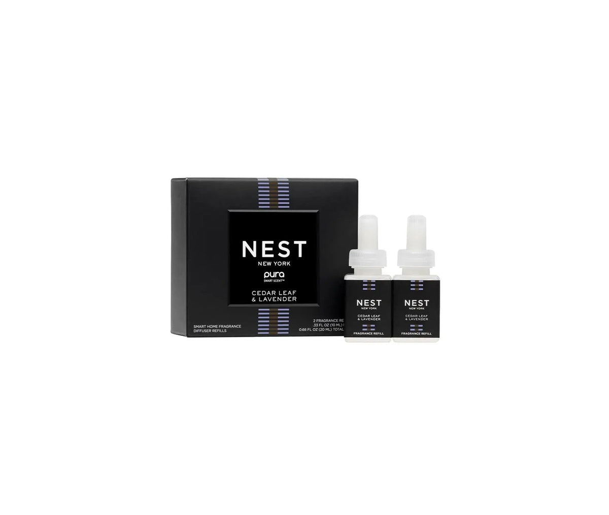 Cedar Leaf & Lavender Refill Duo for NEST x Pura Smart Home Fragrance Diffuser - Smart Vials