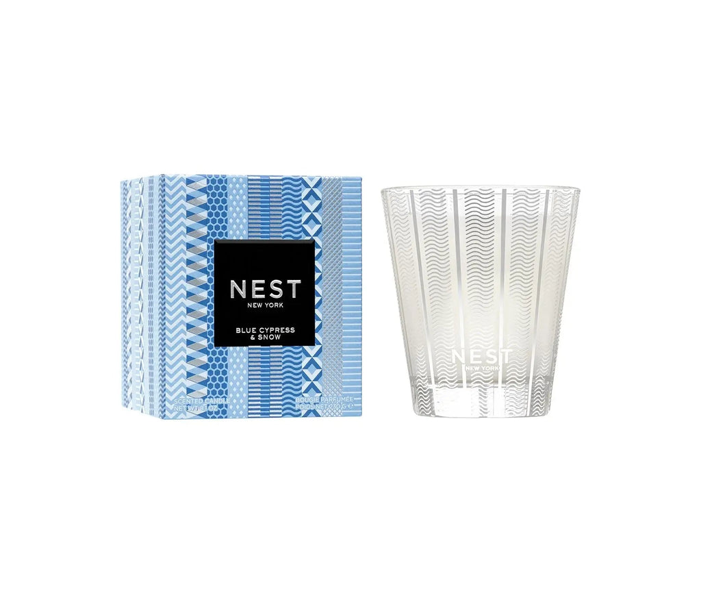 Blue Cypress & Snow Classic Candle