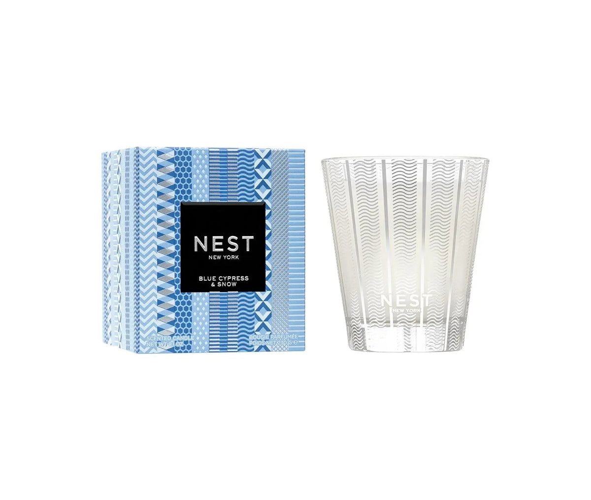Blue Cypress & Snow Classic Candle