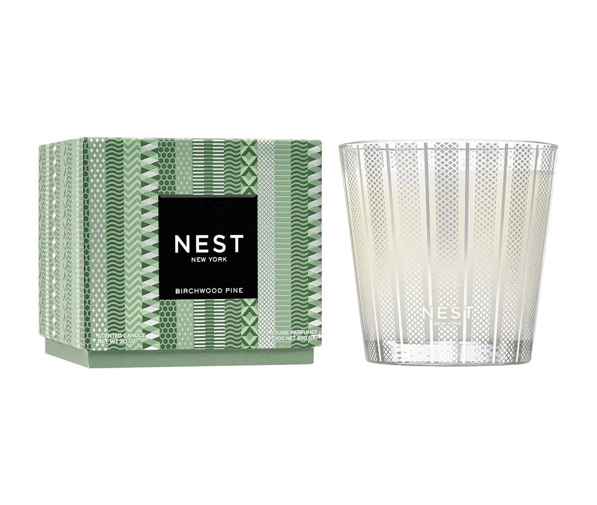 Birchwood Pine Silver 3-Wick Candle