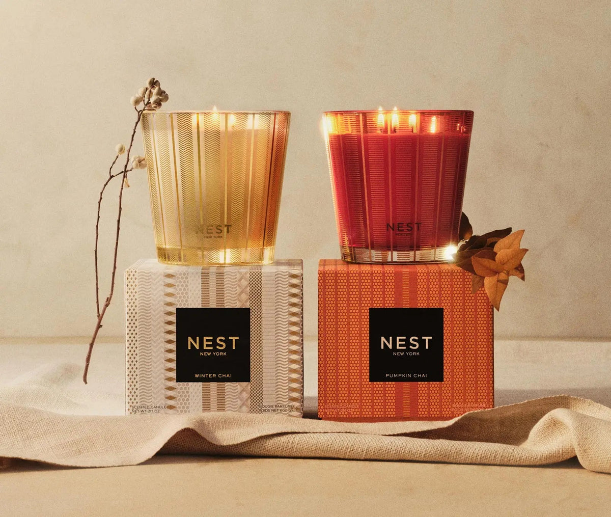 Chai Lovers 3-Wick Candle Duo Set