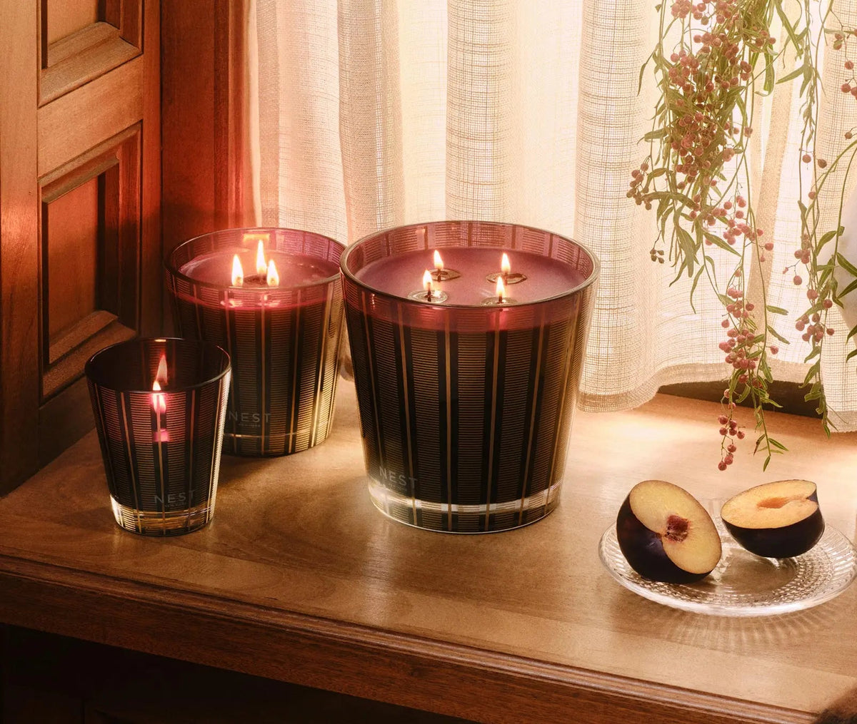 Autumn Plum Classic Candle