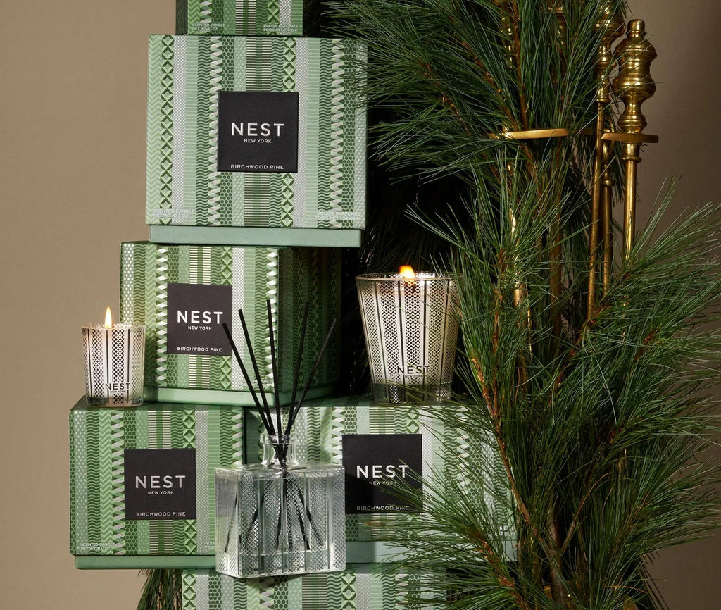 Birchwood Pine Silver Luxury Candle