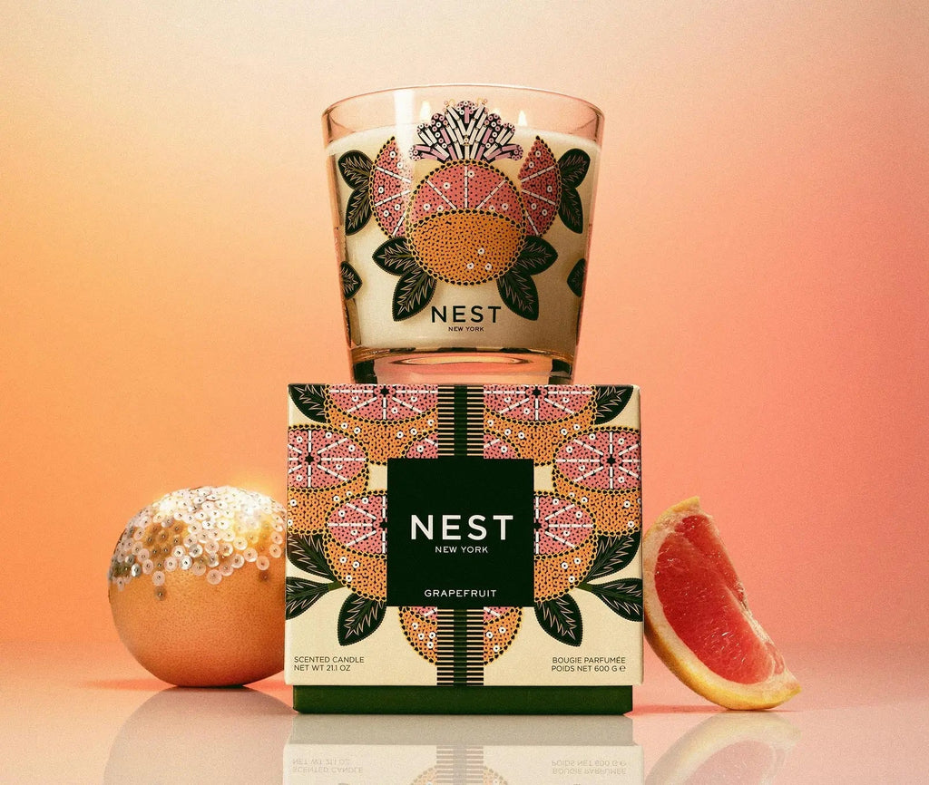 Grapefruit & Something Tropical Decorative 3-Wick Candle Set