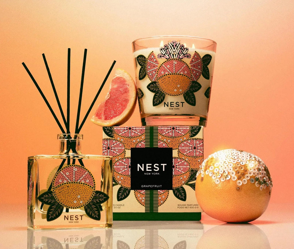 Grapefruit Decorative Reed Diffuser & Liquid Refill
