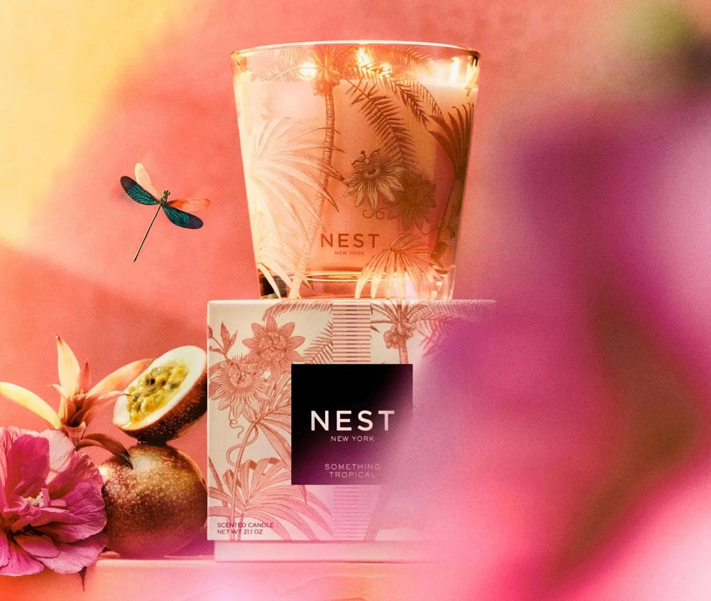 Grapefruit & Something Tropical Decorative 3-Wick Candle Set