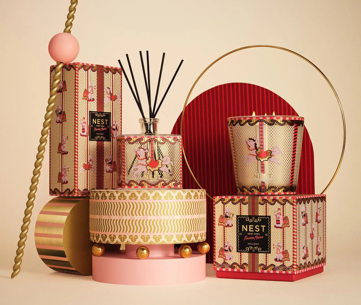 Bloomingdale's NEST NEW YORK x Pierre Marie Holiday Limited Edition 3-Wick Candle