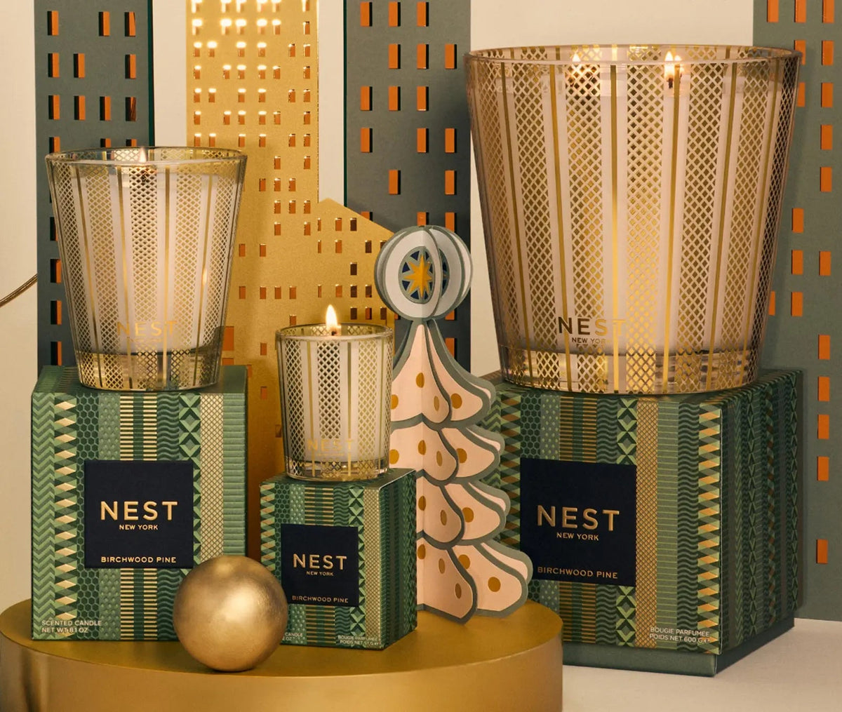 Birchwood Pine Gold Grand Candle