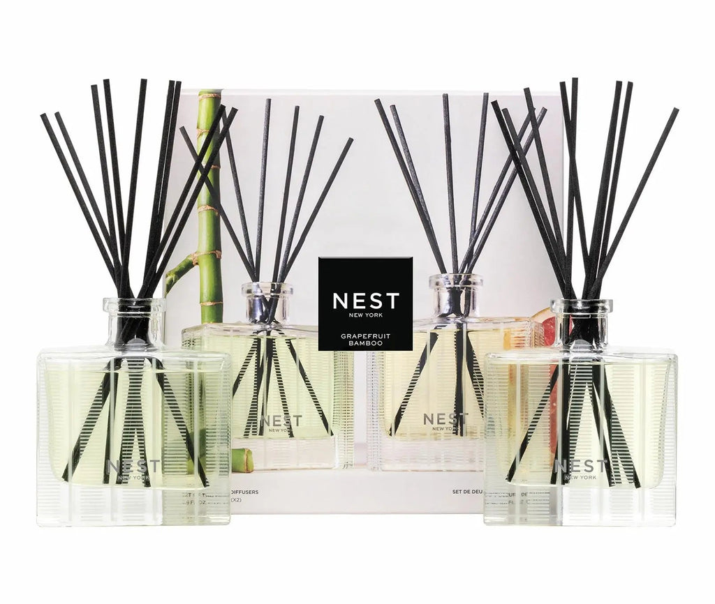 Bamboo & Grapefruit Reed Diffuser Duo