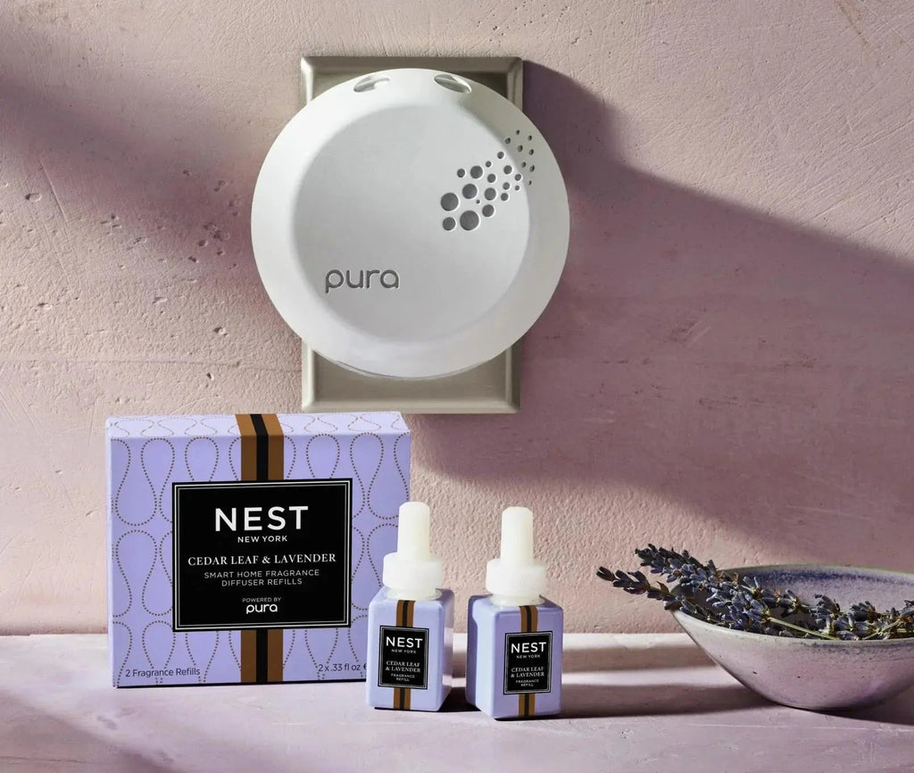 Cedar Leaf & Lavender Refill Duo for NEST x Pura Smart Home Fragrance Diffuser - Smart Vials