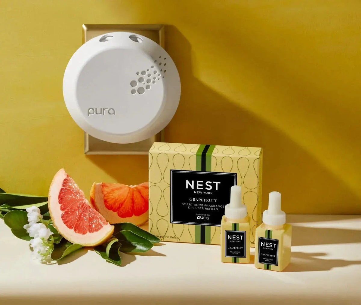 Grapefruit Refill Duo for NEST x Pura Smart Home Fragrance Diffuser - Smart Vials