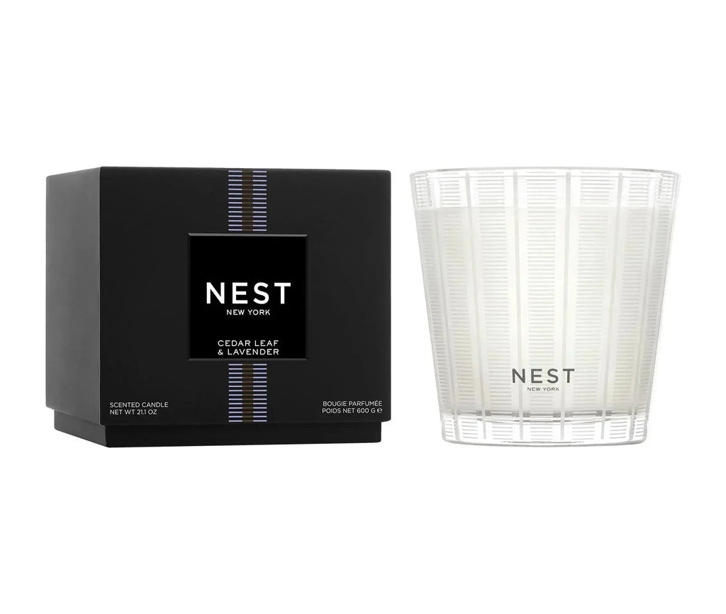 Cedar Leaf & Lavender 3-Wick Candle