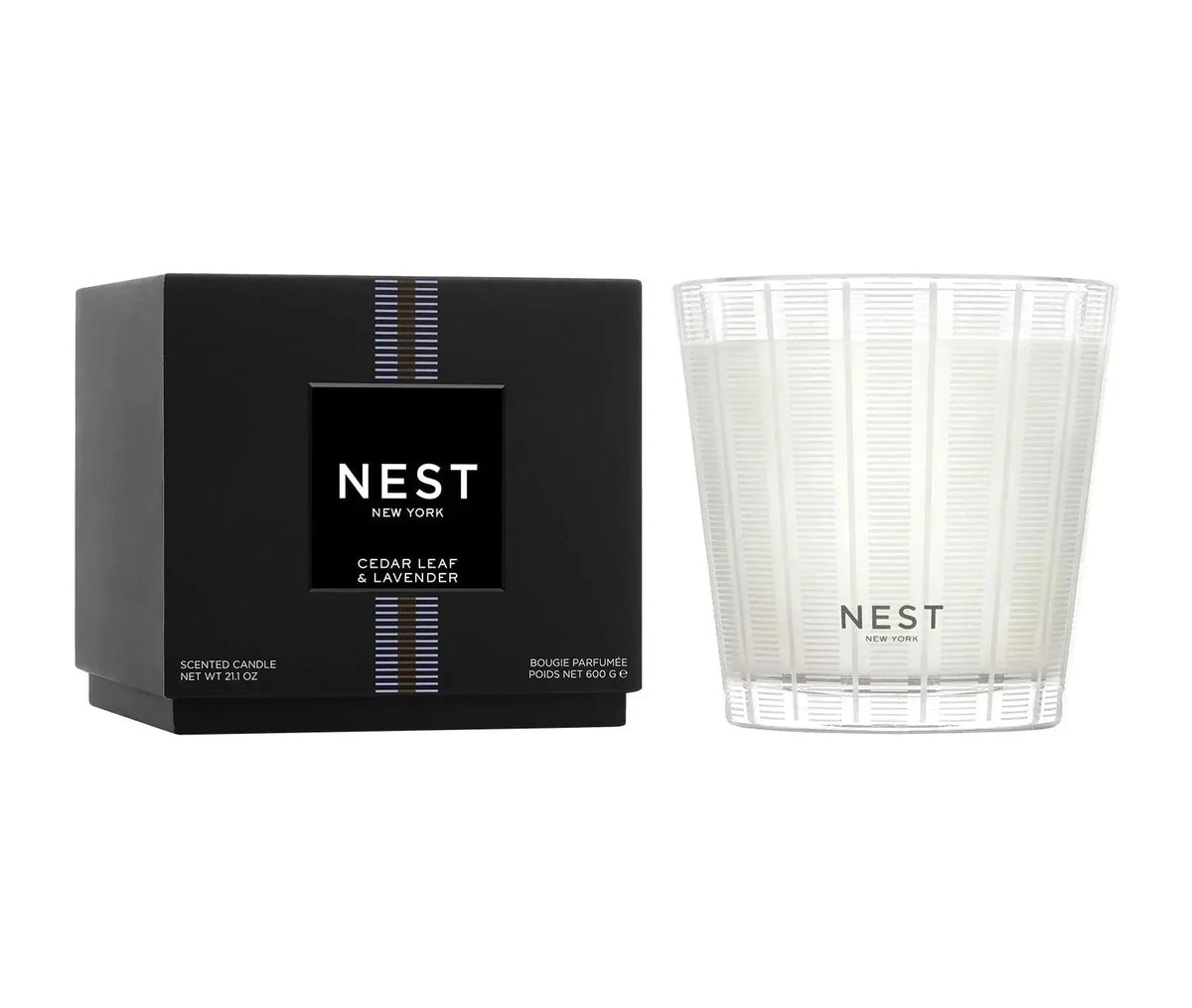 Cedar Leaf & Lavender 3-Wick Candle