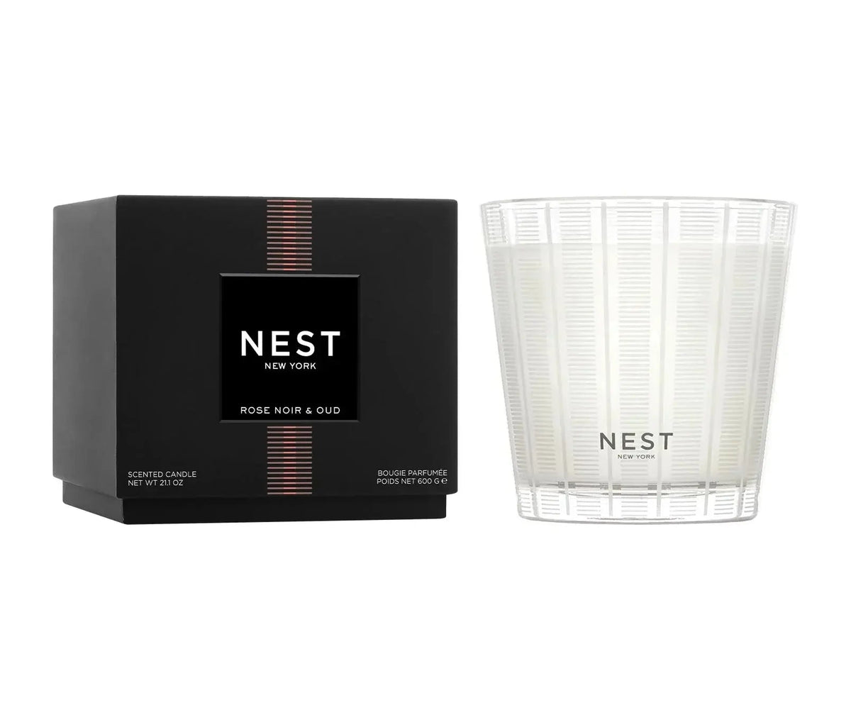 Rose Noir & Oud 3-Wick Candle