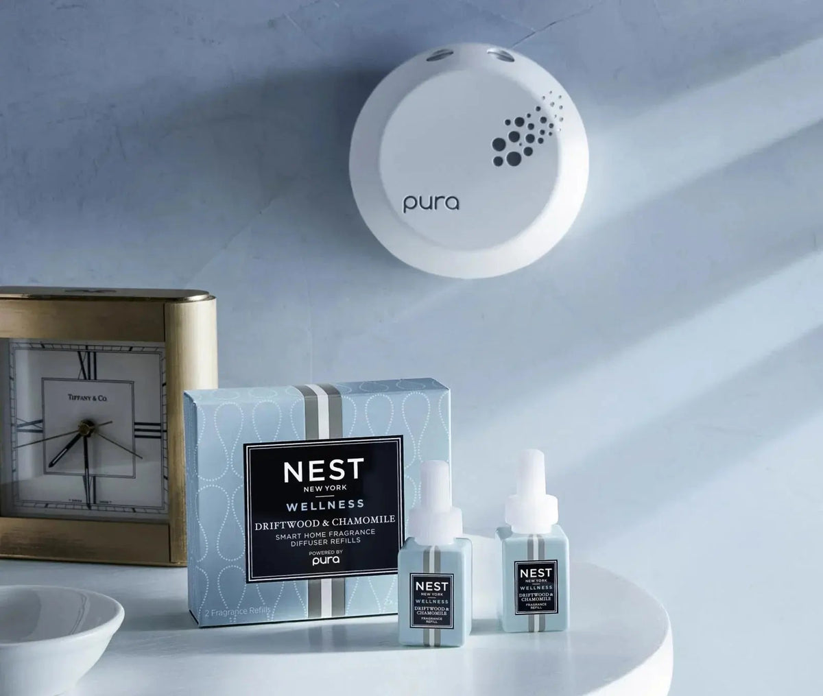 Driftwood & Chamomile Refill Duo for NEST x Pura Smart Home Fragrance Diffuser - Smart Vials