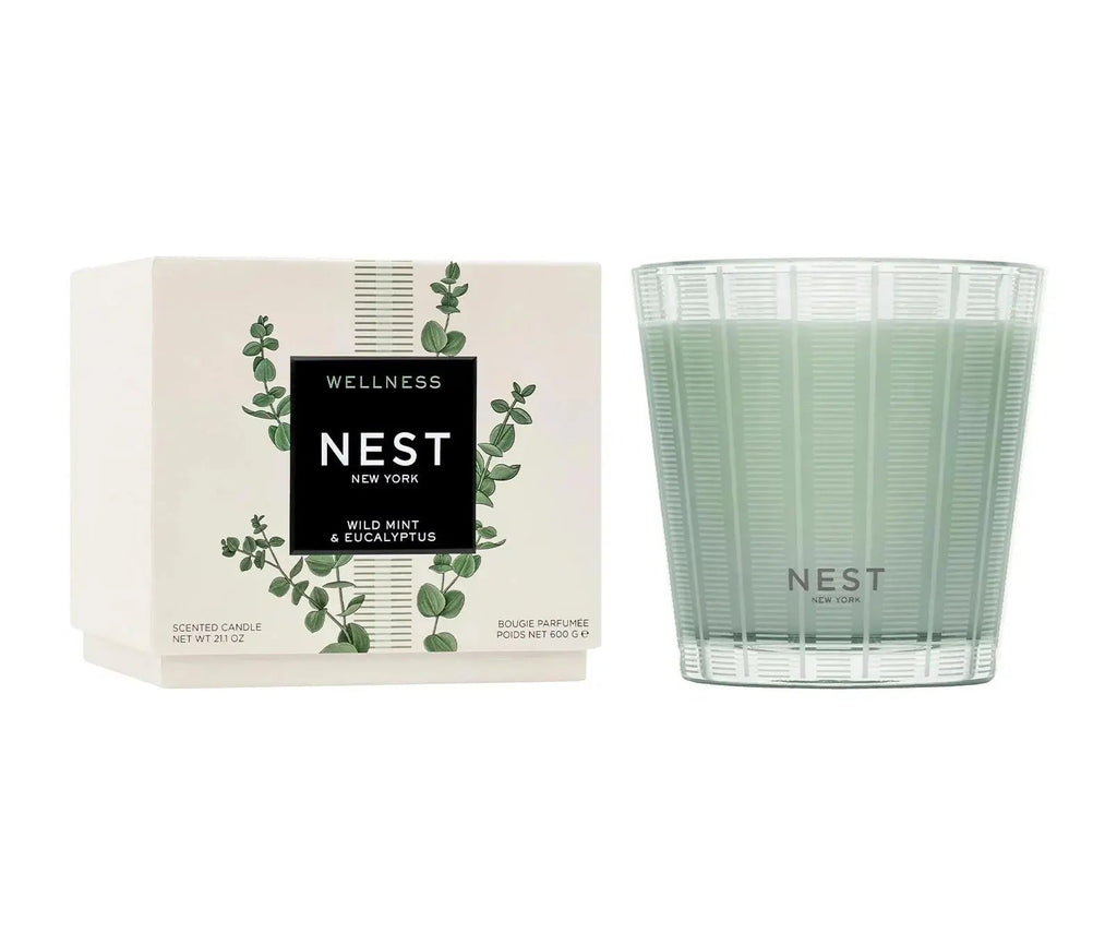 Wild Mint & Eucalyptus 3-Wick Candle