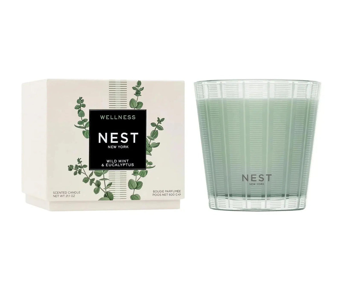 Wild Mint & Eucalyptus 3-Wick Candle