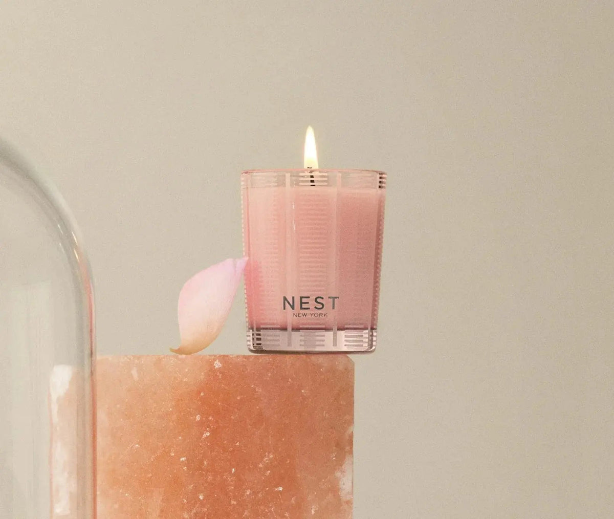 Himalayan Salt & Rosewater Votive Candle