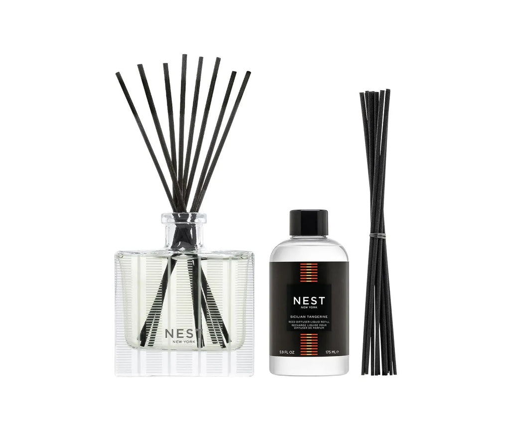 Sicilian Tangerine Reed Diffuser & Liquid Refill Set
